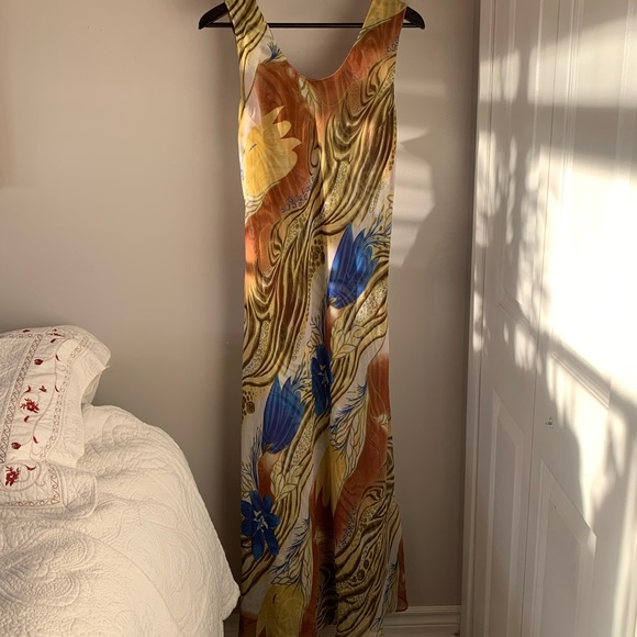 handmade Dresses & Skirts - 🎉SALE🎉 Vintage / Handmade / Reversible / Funky Print / Maxi Dress